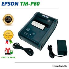 Impresora térmica de recepción Epson TM-P60 POS Bluetooth con adaptador de CA M196B segunda mano  Embacar hacia Mexico