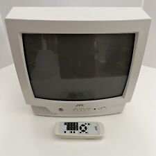 JVC 13” CRT Color Television Retro Gaming White TV C-13011 With Remote Control for sale  Shipping to South Africa