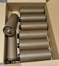 Tempurpedic (8 Piece) Leg Set 9” Tall - Brown Metal 1/2” Thread for sale  Shipping to South Africa