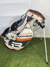 Taylormade R1 Tour Carry Bag / Stand Bag / White Leather + Dualstraps, Raincover for sale  Shipping to South Africa