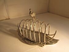 Silverplated toastrack c1900 for sale  LOCHGILPHEAD