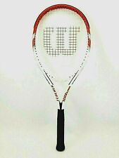 Raqueta de tenis Federer cuerdas eléctricas Wilson 4 3/8""/L3 longitud 27 1/4"" vintage, usado segunda mano  Embacar hacia Argentina