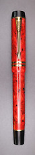 Caneta-tinteiro Parker MKII dupla dobra centenária jaspe vermelha - Feita no Reino Unido 1996 comprar usado  Enviando para Brazil