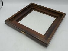 Antigo Quadro De Madeira E Bronze de volta para câmera de visão Formato Grande 11"x13" 8.5"x8.5", usado comprar usado  Enviando para Brazil