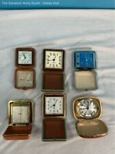 Lote de 6 relojes alarma de viaje vintage (sin probar, es posible que solo necesites baterías nuevas) segunda mano  Embacar hacia Argentina
