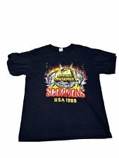 Camiseta Scorpions Vintage Concerto 1988 Tamanho G SAVAGE AMUSEMENT Tour Rock Metal Anos 80 comprar usado  Enviando para Brazil