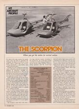Schramm scorpion helicopter for sale  Chester