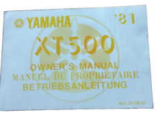 Yamaha 500 betriebsanleitung gebraucht kaufen  Hürtgenwald