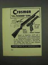 1951 Crosman CO2 Powered Guns Ad for sale  Shipping to Ireland