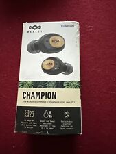 House of Marley True Wireless Champion Earphones, Bluetooth Headphones, used for sale  Shipping to South Africa