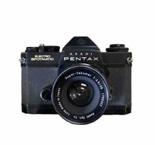 Asahi Pentax Electro Spotmatic ES Black Film Camera w/ Super Takumar 3.5f 35mm, used for sale  Shipping to South Africa