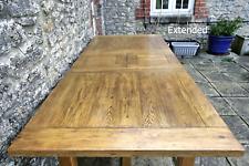 extending oak dining table for sale  SWINDON