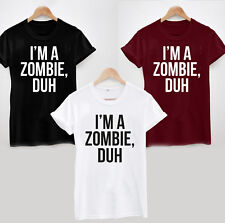 Zombie duh shirt for sale  LANARK