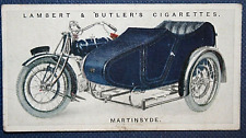 Martinsyde motorcycle sidecar for sale  DERBY