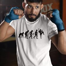Camiseta Muay Thai Evolution MMA Artes Marciales Mixtas Lucha Luchador Gimnasio Camisa segunda mano  Embacar hacia Argentina