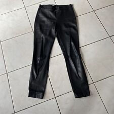 Pantalon cuir legging d'occasion  Andeville