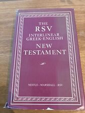 Interlinear greek english for sale  EVESHAM