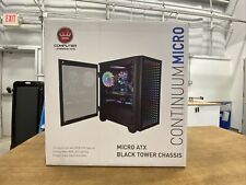 CUK Micro Continuum mATX Gaming Desktop Case with Tempered Glass Door - Open Box for sale  Shipping to South Africa