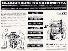 Y1979 Máquinas de Bloco de Concreto Rosacometta, Era Publicitária 1953, Vintage, usado comprar usado  Enviando para Brazil