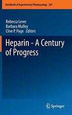 Heparin - A Century of Progress: 207 (Handbook of Experimental P, usado segunda mano  Embacar hacia Argentina