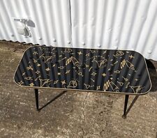Vintage Retro Mid Century Cocktail Patterned Coffee/ Drinks Table Dansette Legs for sale  Shipping to South Africa