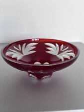 Vintage ruby cranberry for sale  WARE