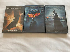 Trilogia Warner Brothers “Batman The Dark Knight” Christian Bale 3 DVDs 1 lacrado, usado comprar usado  Enviando para Brazil