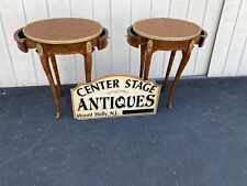 pair end tables french for sale  Mount Holly