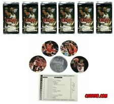 6 Pack Michael Jordan Milk Caps Pogs 1995 Upper Deck Retro Vintage 90s toys NEW for sale  Vernon Rockville