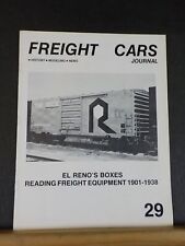 Diario de vagones de carga #29 cajas El Reno equipo de lectura de carga 1901-1938 UP expiración segunda mano  Embacar hacia Mexico
