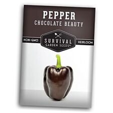  - Semente de pimenta Chocolate Beauty para plantio - Pacote com instruções para 1 comprar usado  Enviando para Brazil
