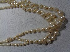 Perlenkette modeschmuck gold gebraucht kaufen  Ottendorf-Okrilla