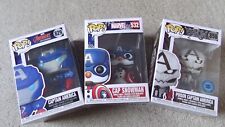 Marvel Avengers Infinity War /Venom Three Captain America Funko POP Figures for sale  Shipping to South Africa