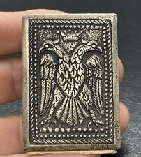 Silver plated matchbox for sale  Shipping to Ireland