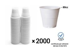 2000 bicchierini plastica usato  Pollica