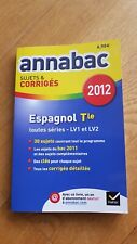 Annabac 2012 espagnol d'occasion  Cesson-Sévigné