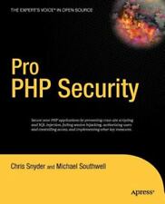 Pro PHP Security por Snyder, Chris; Southwell, Michael, usado comprar usado  Enviando para Brazil