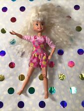 1996 Bicyclin Stacie Doll Articulated Barbie Mattel Blonde Crimped Hair Dressed for sale  Shipping to South Africa