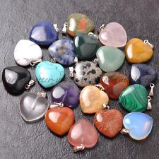 Natural gemstones heart for sale  Shipping to Ireland