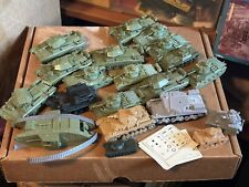 Lote de 20 tanques modelo plástico Crusader Mk. Tanque macho 11/111 e mais como está comprar usado  Enviando para Brazil
