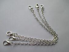 UK 3 Pieces 9 inch Silver Extension Necklace Bracelet Jewellery Extender Chain for sale  Shipping to South Africa