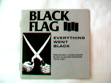 Everything Went Black por Black Flag (CD, 1990, SST Records) comprar usado  Enviando para Brazil