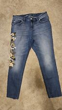 Jeans INC. jeans feminino regular skinny decalque azul plus size 14 comprar usado  Enviando para Brazil