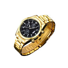 Usado, Relógio multifuncional masculino calendário moda quartzo pulseira de aço inoxidável comprar usado  Enviando para Brazil