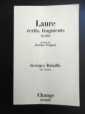 Laure ecrits fragments d'occasion  Toulon-