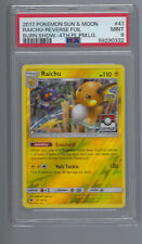 2017 Pokemon Sun & Moon Burning Shadow 4th Place #41 Raichu - Reverse Foil PSA 9 for sale  Shipping to South Africa
