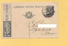 6158 intero postale usato  Palermo