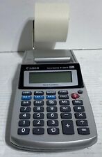 Usado, Calculadora de impressão Canon Palm Printer P1-DH V 12 dígitos impostos e negócios comprar usado  Enviando para Brazil