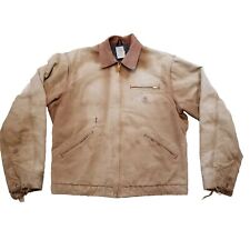 Jaqueta Carhartt Detroit vintage forrada com cobertor masculina 44 altura união feita nos EUA J01 BRN comprar usado  Enviando para Brazil