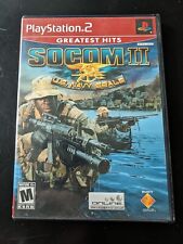 SOCOM II US NAVY SEALS SONY PLAYSTATION 2 PS2 COMPLETE VIDEO GAME GREATEST HITS for sale  Shipping to South Africa